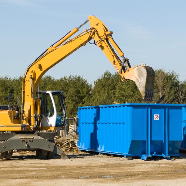 are there any restrictions on where a residential dumpster can be placed in Brant Lake South